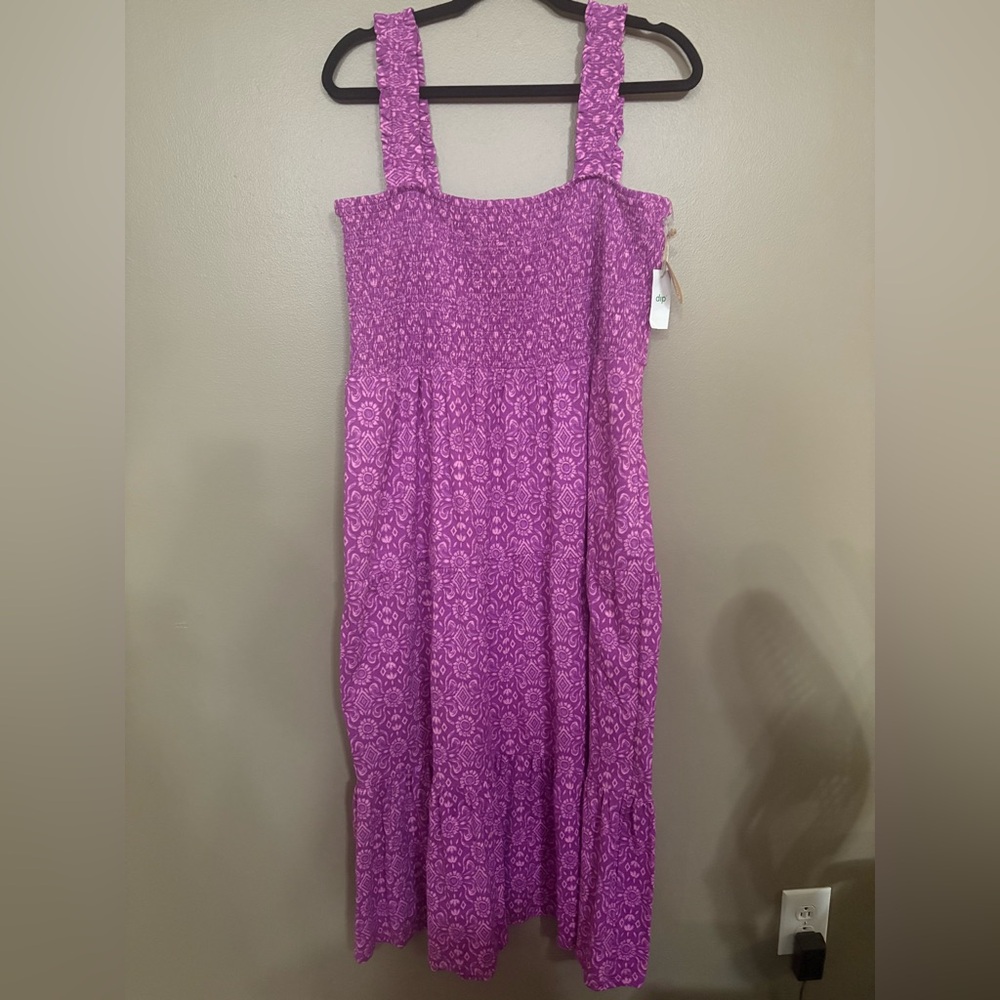 Purple Sleeveless Dress